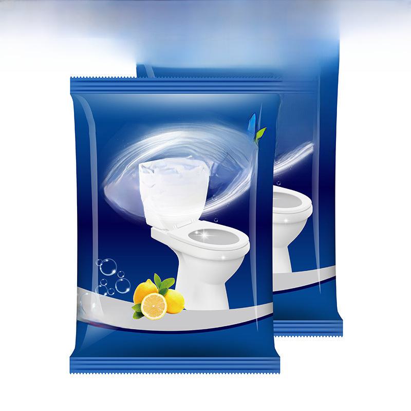 Пакетик с чистящим средством для туалета 25 г - дезодорирует, удаляет желтые пятна и накипь