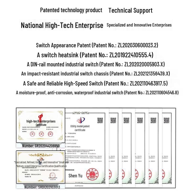 Boyang Industrial Gigabit Fiber Optic Transceivers/Converters