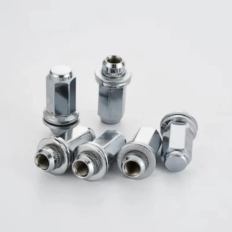 5 шт. Магниевые гайки-седелки, болты ступицы колеса M12x1.5, шестигранник 21 мм, толщина 58 мм