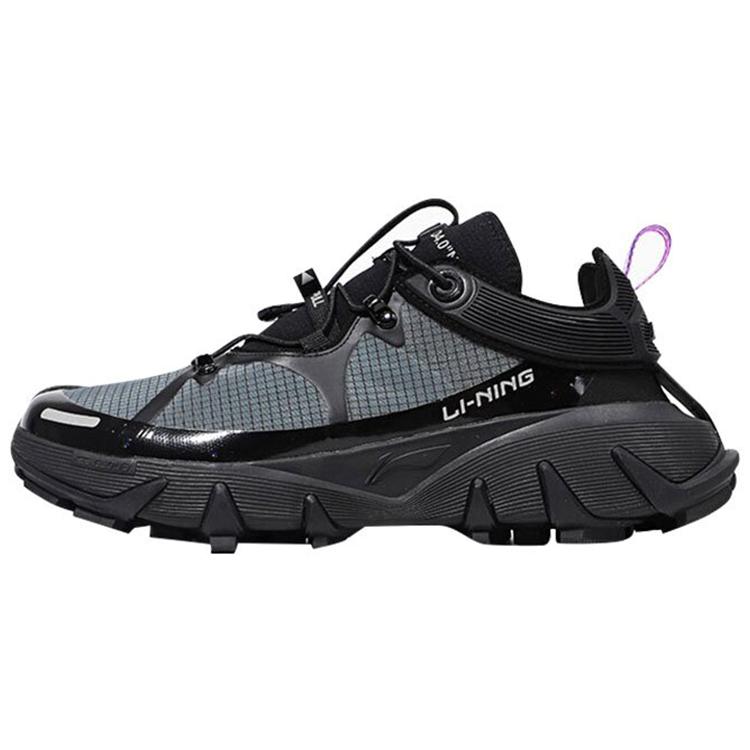 Повседневная обувь Li Ning Мужская Низкие Черный/Серебристый AGBR055-1K