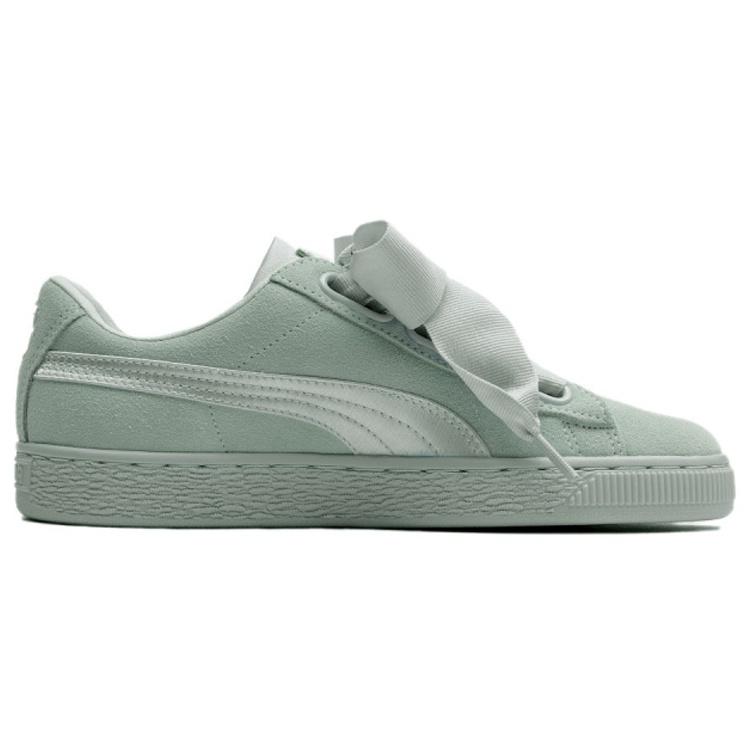 (WMNS) PUMA Suede Heart Ep Blue Flo Sneakers Green Women's 366922-03