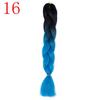 Ombre Braiding Hair Extensions 24inch 115g Synthetic Jumbo Braids Hair Fiber Pink Purple Blue Green