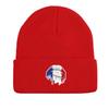 France Flag Mouth Winter Knit Cap Beanie, Patriotic Man Cap Versatile Autumn Unisex Gorro Knitted Hat Beanie