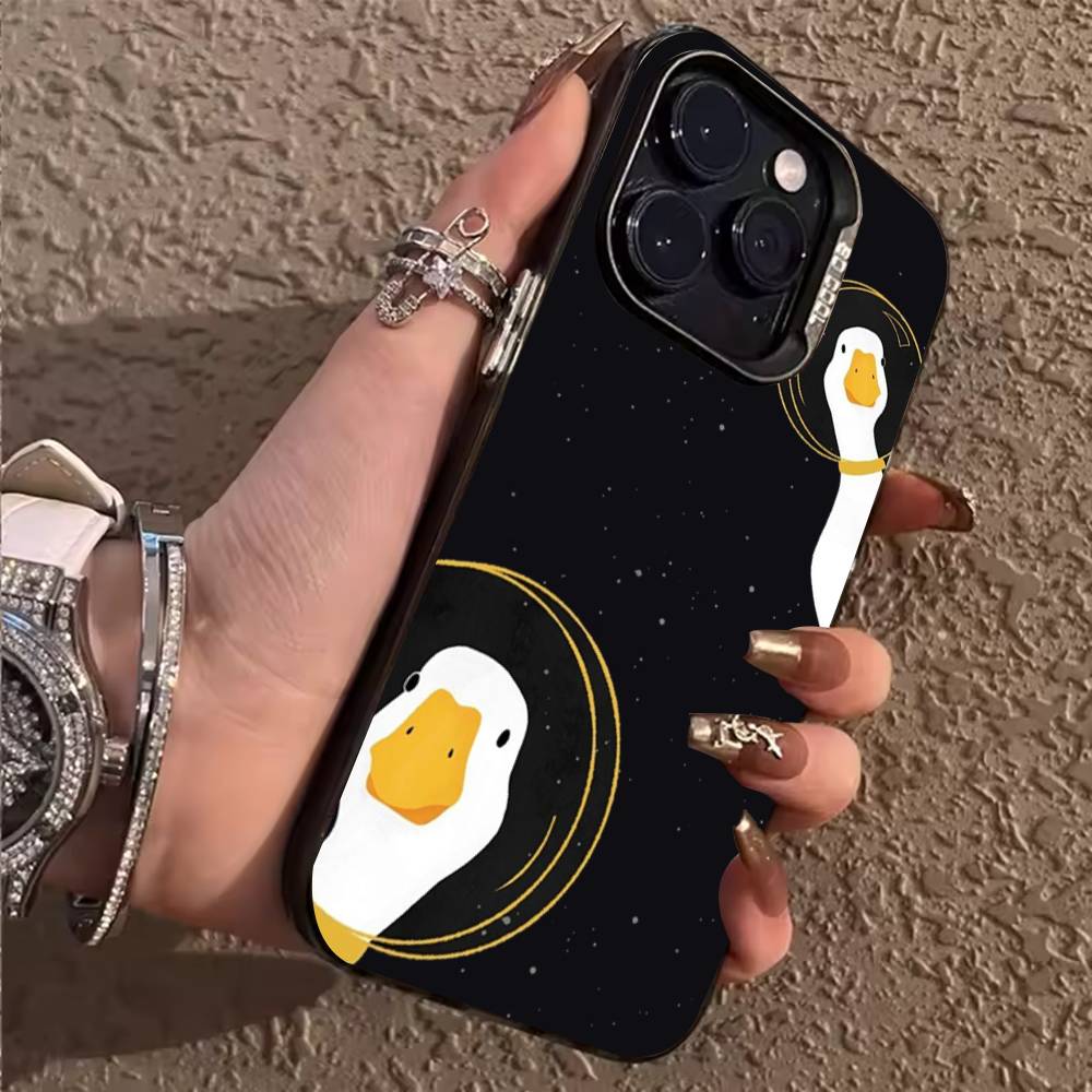 Чехол для телефона «Запутанный гусь» для iPhone 17,16,15,14,13,12,11,Pro,X,Xs,Max,Plus Ударопрочный чехол