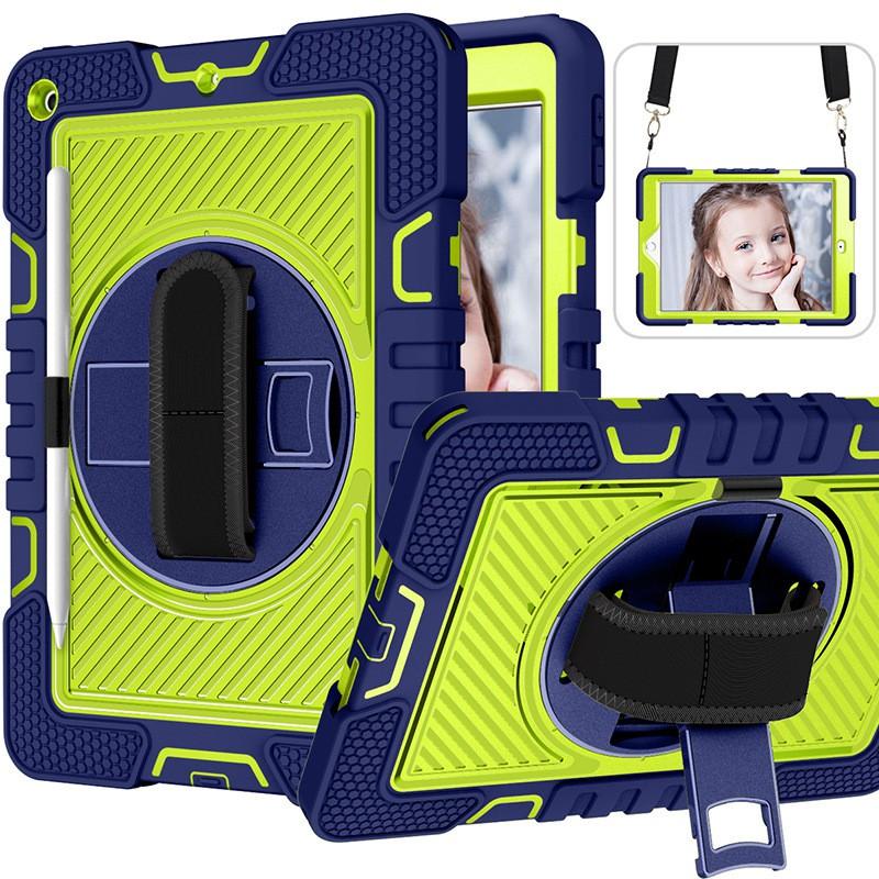 IPad 10.2 Case With Adjustable Shoulder Strap 360 Rotating Stand Redmi Pad 2 PC Material Protective Cover