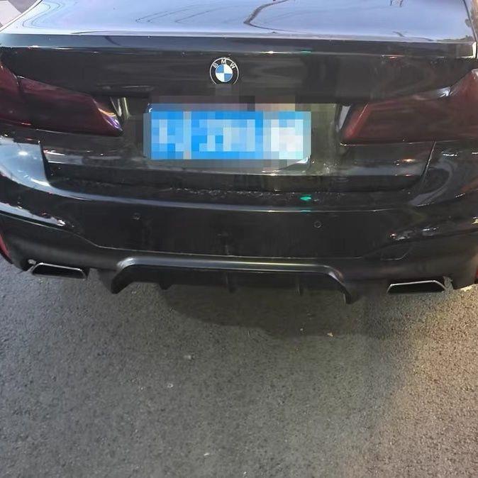 Квадратная выхлопная насадка из нержавеющей стали для BMW 5 серии 530/528 G30/G38 2018-2023