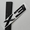 3D ABS Black silver for BMW X3 X1  X6 X5 GT Trunk sticker Logo Emblem Letters Car Trunk Badge Sticker ut2