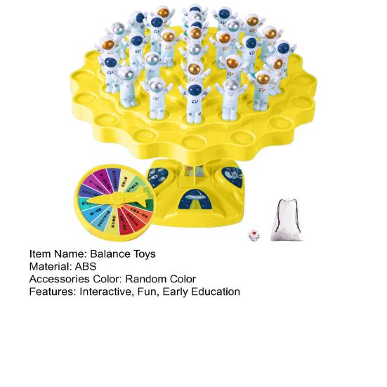 1 комплект, интерактивная игра-баланс космонавта, забавная настольная игрушка для раннего образования, гладкая космическая головоломка для