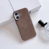 Применимо к iphone16promax фланелевая магнитная кожаная Apple 15 металлическая рамка кнопка тканевое волокно защита