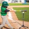 Kids' Batting Tee, Baseball, Adjustable Height 53-76cm, Practice Tee Stand, Ball Holder, Soft Rubber, Swing Practice, Training, Softball, Hardball,
