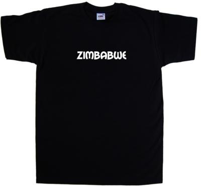 Zimbabwe text T-Shirt