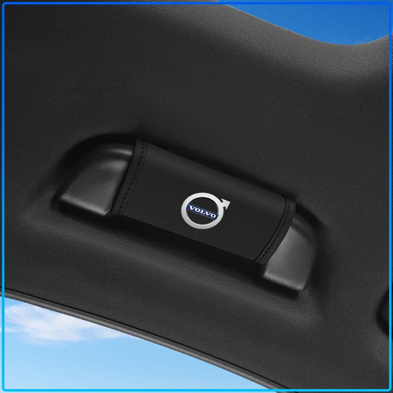 Для Volvo XC60 XC90 S60 S80 S40 V40 V60 V70 V50 XC70 Защитная накладка на ручку потолка салона автомобиля Автомобильные накладки на ручку двери, ручник