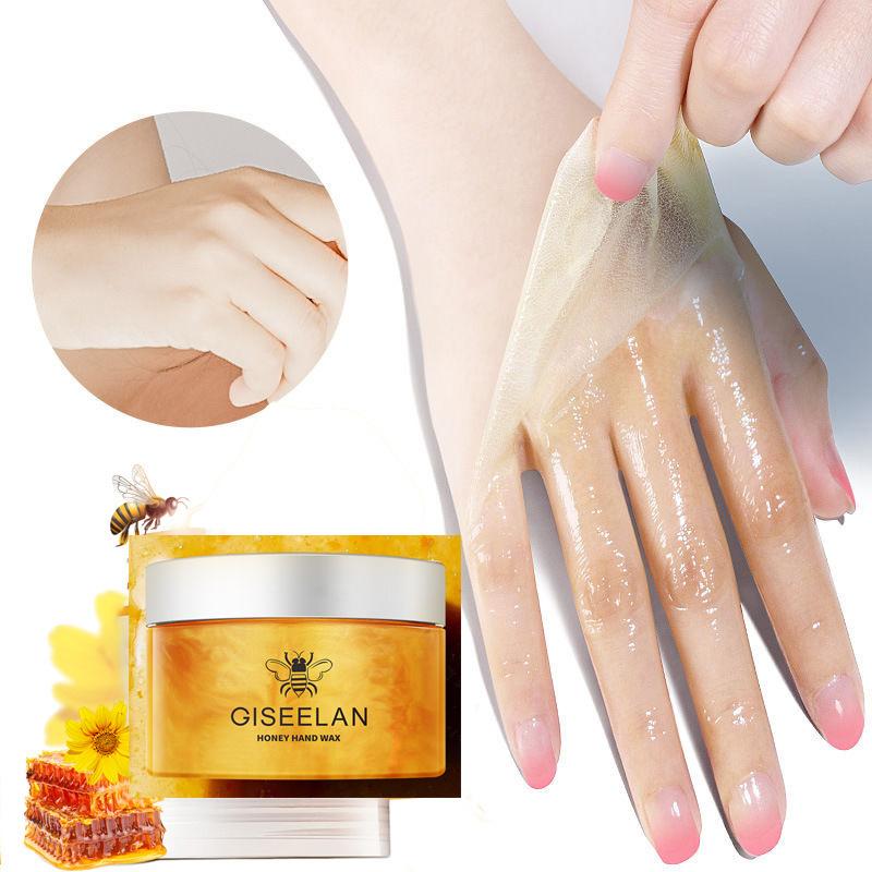 Moisturizing Moisturizing Whitening Skin Peel Hand Feed Mask Honey Hand Wax Hands Care Cream Women Gift