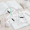 3 штуки Обучающие инструменты Легко видеть Магнитное крепление Белая доска Геометрия