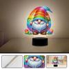 Акриловое Цветочное Яйцо Алмазная Живопись Светящиеся Украшения Двусторонние 5D DIY Алмазная Лампа Стразы Ночник 2025 Пасхальный Креативный Подарок