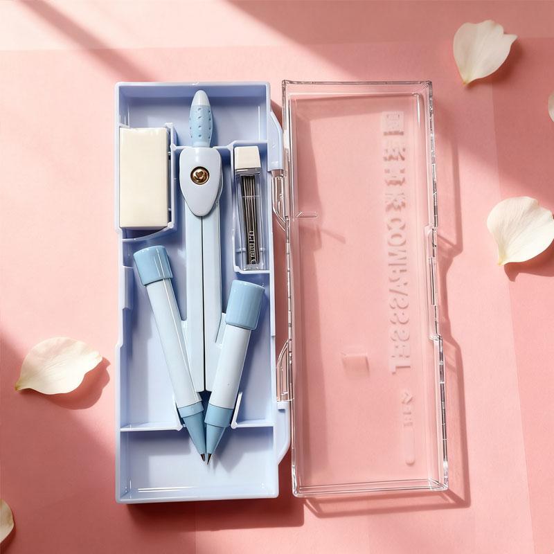 Синий Набор Циркулей Студенческий Экзаменационный Специальные Учебные Принадлежности Циркули Школьные Принадлежности Циркули Студенческие Канцелярские Товары Инструменты для Рисования