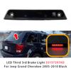 LED Third 3rd Brake Light 55157397AD For Jeep Grand Cherokee 2005-2010 Black
