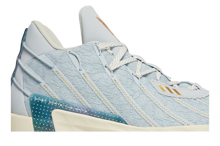 Men's Sneakers adidas Dame 7 Christmas Halo Blue/Cream White/Cloud White
