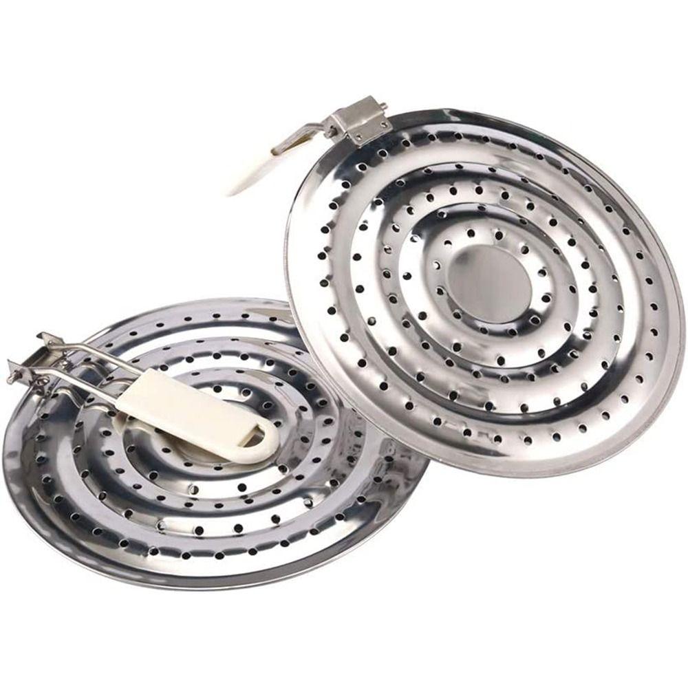 Gas Stove Collapsible Hanging Milk Stainless Steel Reducer Simmer Plate Flame Guard Heat Diffuser