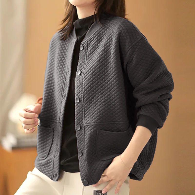 Jacket Stylish Loose Plus Size Women's Jacket Autumn Versatile Baseball Jacket Niche Top Trend