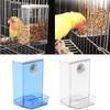 Parrots Automatic Feeder for Food Feeding Clear Pet Birds No-Spill Feeder Bird Food Bowl Pet Birds Feeding Supplies