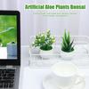 Поддельные цветы, имитация дерева, горшечные растения, офисный стол, украшения в горшках, искусственные растения алоэ, бонсай
