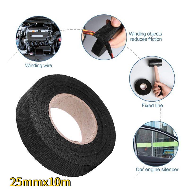 Xiaomi Heat-resistant Flame Retardant Adhesive Cloth Tape For Car Home Cable Harness Wiring Loom Protection Insulation Tape Sticker