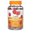 Calcium, Magnesium and Zinc + Vitamin D3 Gummies, Natural Raspberry Flavor, 90 Gummies