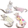 Cat Sterilization Suit Breathable Comfortable Surgical Gown Recovery Clothes Apparel Pet Supplies