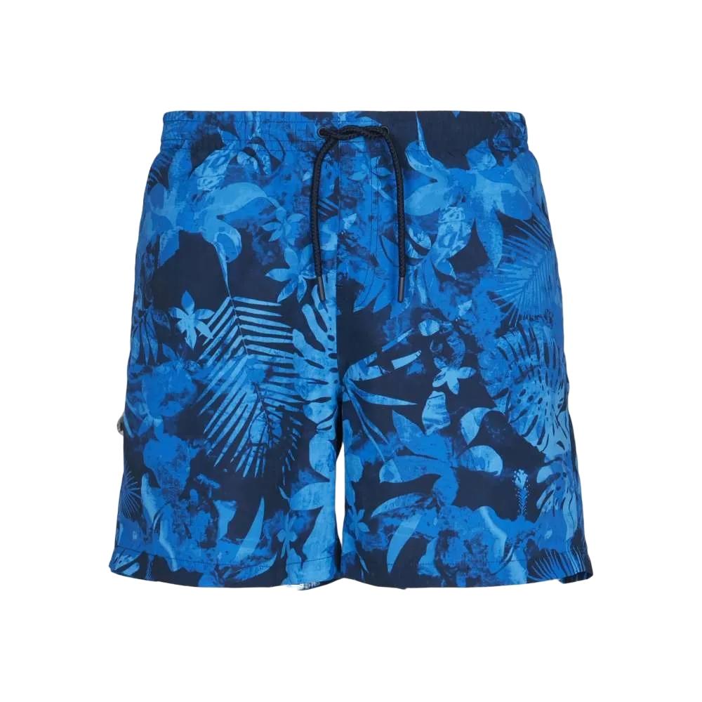 Urban Classics Mens Flower Swim Shorts