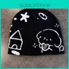 Knit Hat For Kids With Cartoon Dog Face Warm Beanie For Winter And Fall