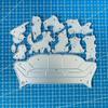 Диван для собак Металлические трафареты для резки Трафареты для DIY Скрапбукинг Альбом Бумага Картон Тиснение Ремесла