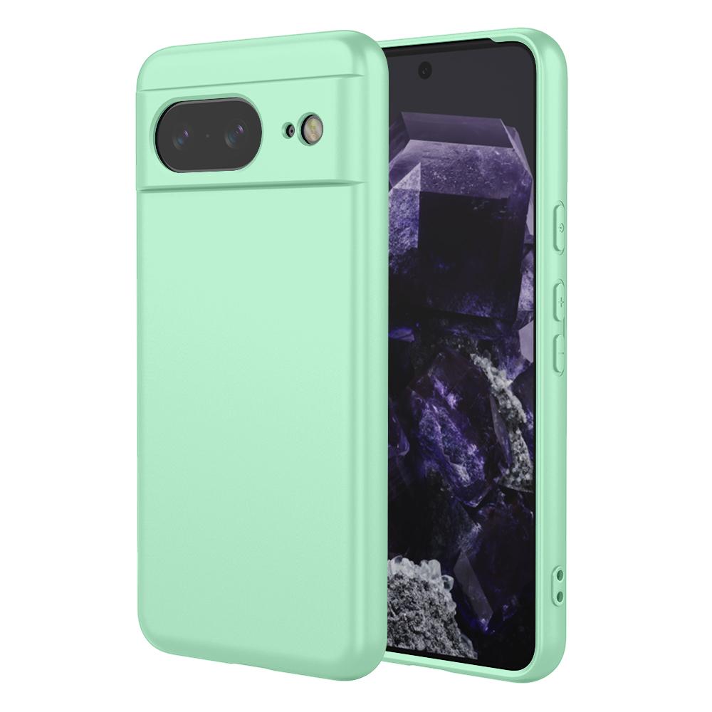 Гибкий жидкий силиконовый чехол TPU для Google Pixel 8A 8 Pro 7 7A 6 6A 5 5A 5G защитный бампер мягкий полный защитный чехол