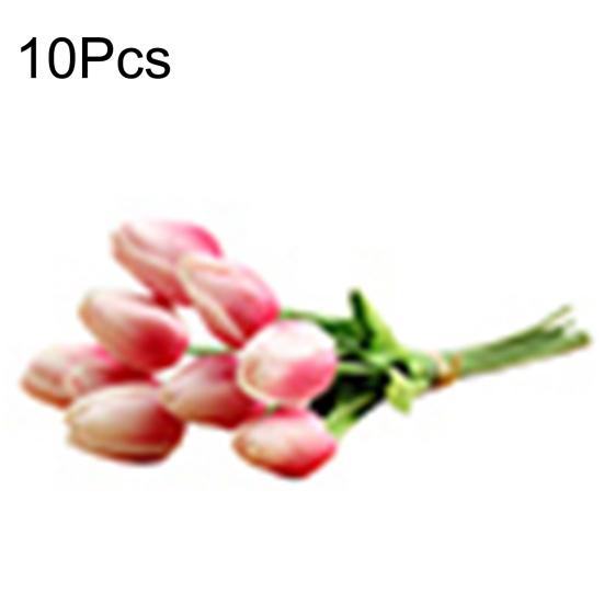 1 букет искусственных тюльпанов домашний сад свадебная цветочная композиция настольный декор