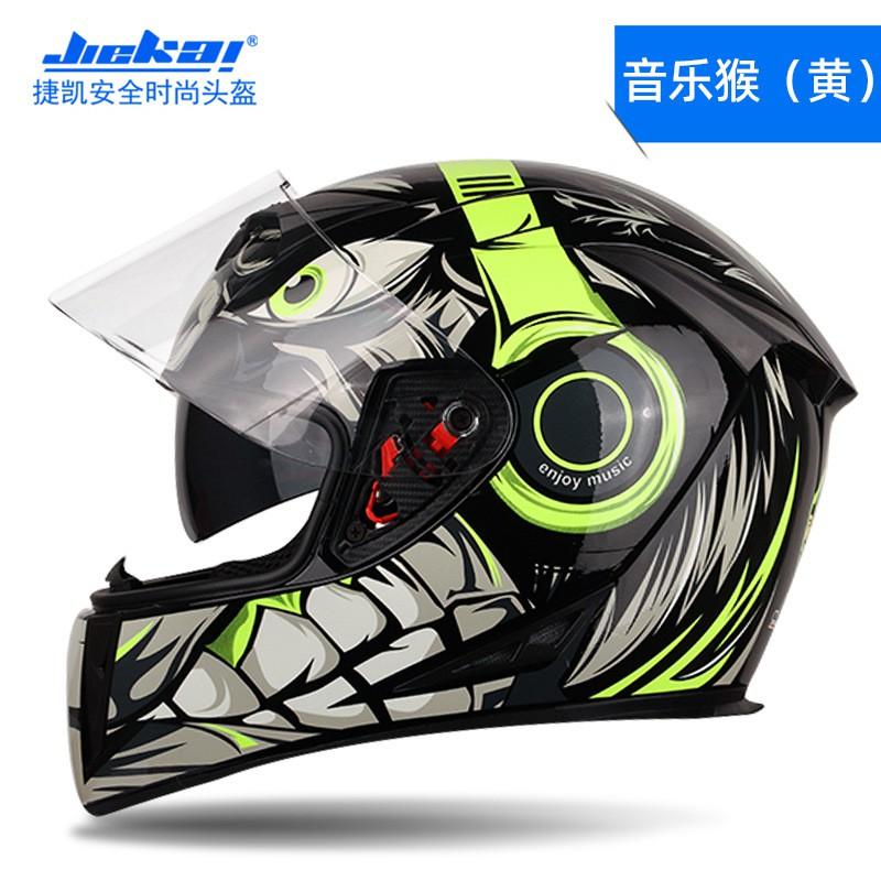 Full Face Motorcycle Helmet Men Women Cool Street Bike All Season DOT Approved