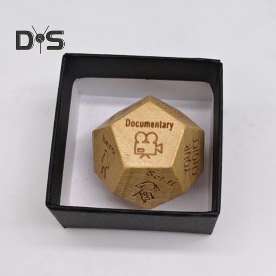 1/4/5 шт. игральные кости для принятия решений на свидании, 6/12-гранные, портативные деревянные игральные кости для взрослых пар, День святого Валентина, годовщина, девушка, парень, муж, жена