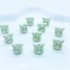 10Pcs Ceramic Cute Rabbit Ceramic Beads Rabbit Rabbit Shape Porcelain Bead  Necklace Accessories