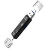 5 в 1 Многофункциональный USB 2,0 Type C/Usb/Micro Usb/Tf/SD устройство чтения карт памяти OTG адаптер для устройства чтения карт памяти Аксессуары для мобильных телефонов
