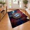 FC Bayern Munchen Custom Name Personalized Rug Non‑Slip Doormat Floor Carpet Housewarming Birthday Gift for Family Friends
