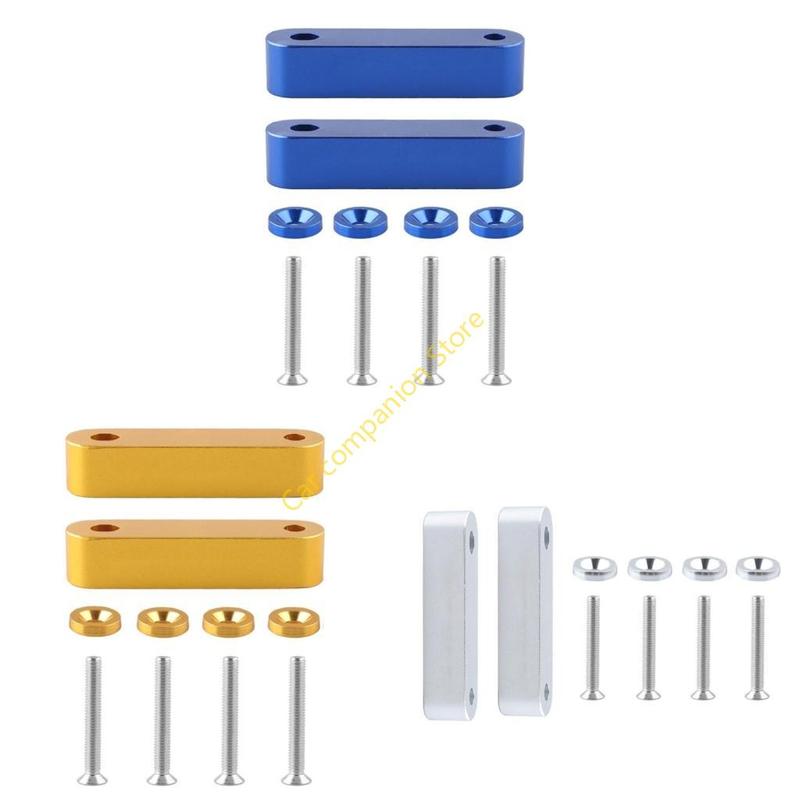 Front Hood Vent Space Risers Spacer Modification Aluminum Accessories for 92-95 EG / 96-00 EK 11UD