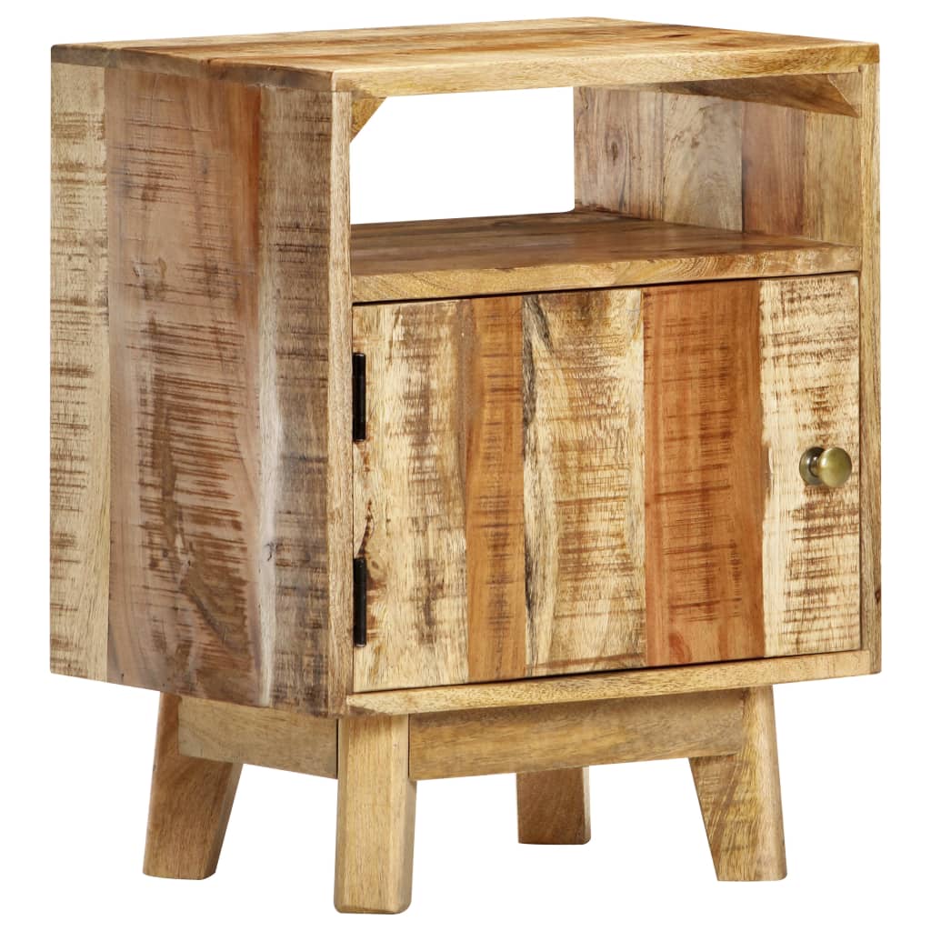 Nightstand 40 x 30 x 50 cm Rough Mango Wood