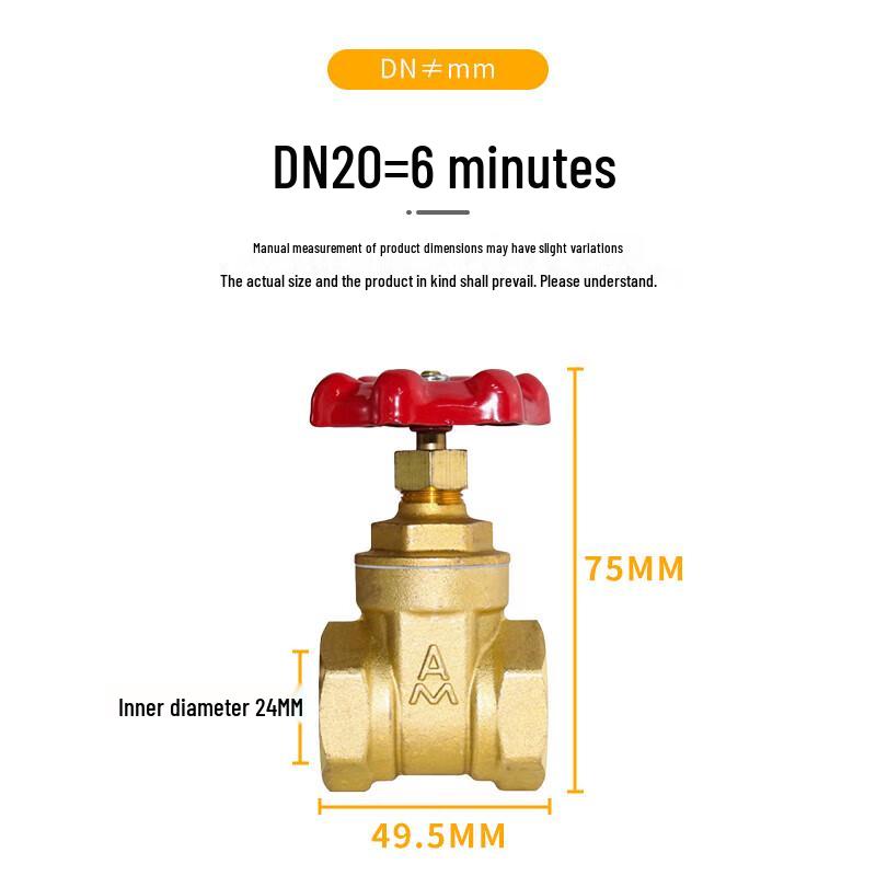 ZHONGYUROPENETBELT Brass Internal Thread Water Gate Valve