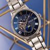 ORIENT STAR Автоматические часы M45 F7 Механические фазы Луны Механические Сделано в Японии 2 года внутренней гарантии Open Heart Navy [Orient Star]