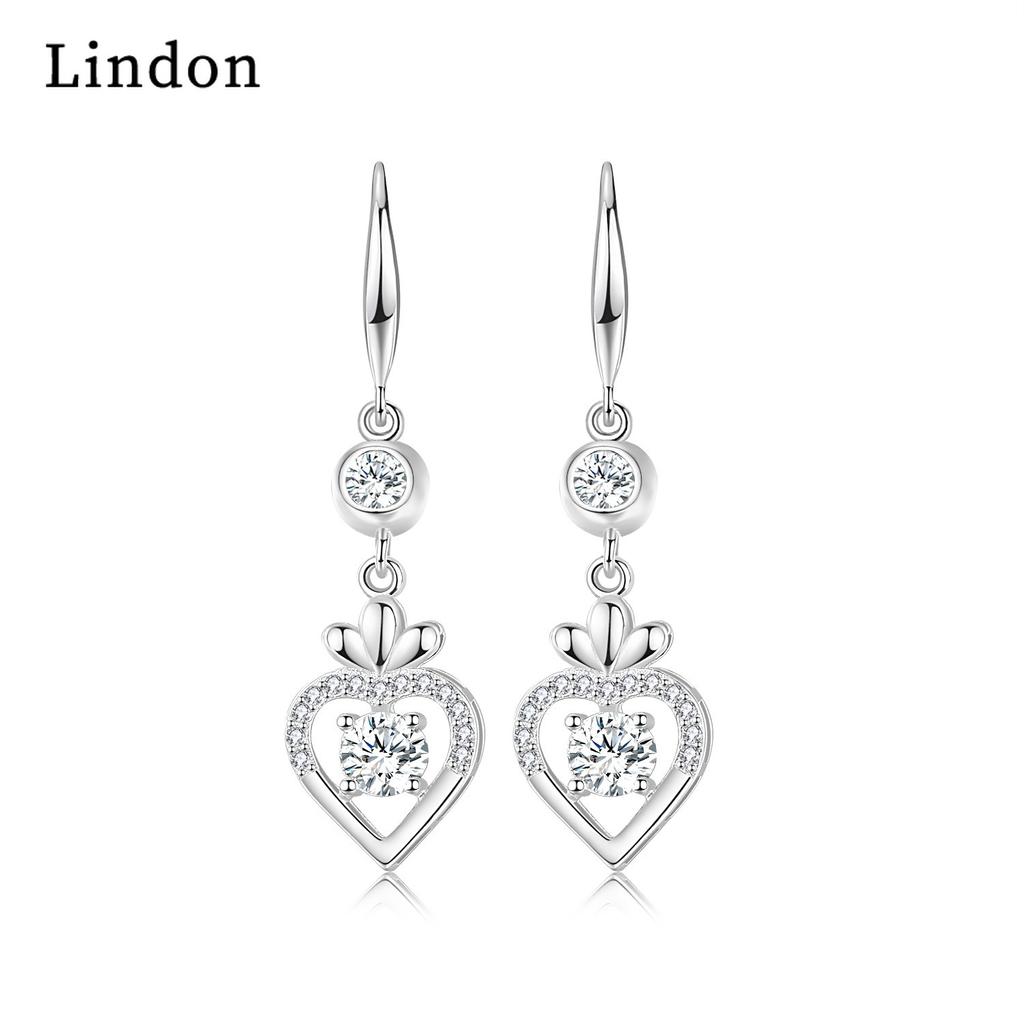 Lindon Copper Alloy Zircon Earrings Drop Earrings For Women Wedding Party Gifts