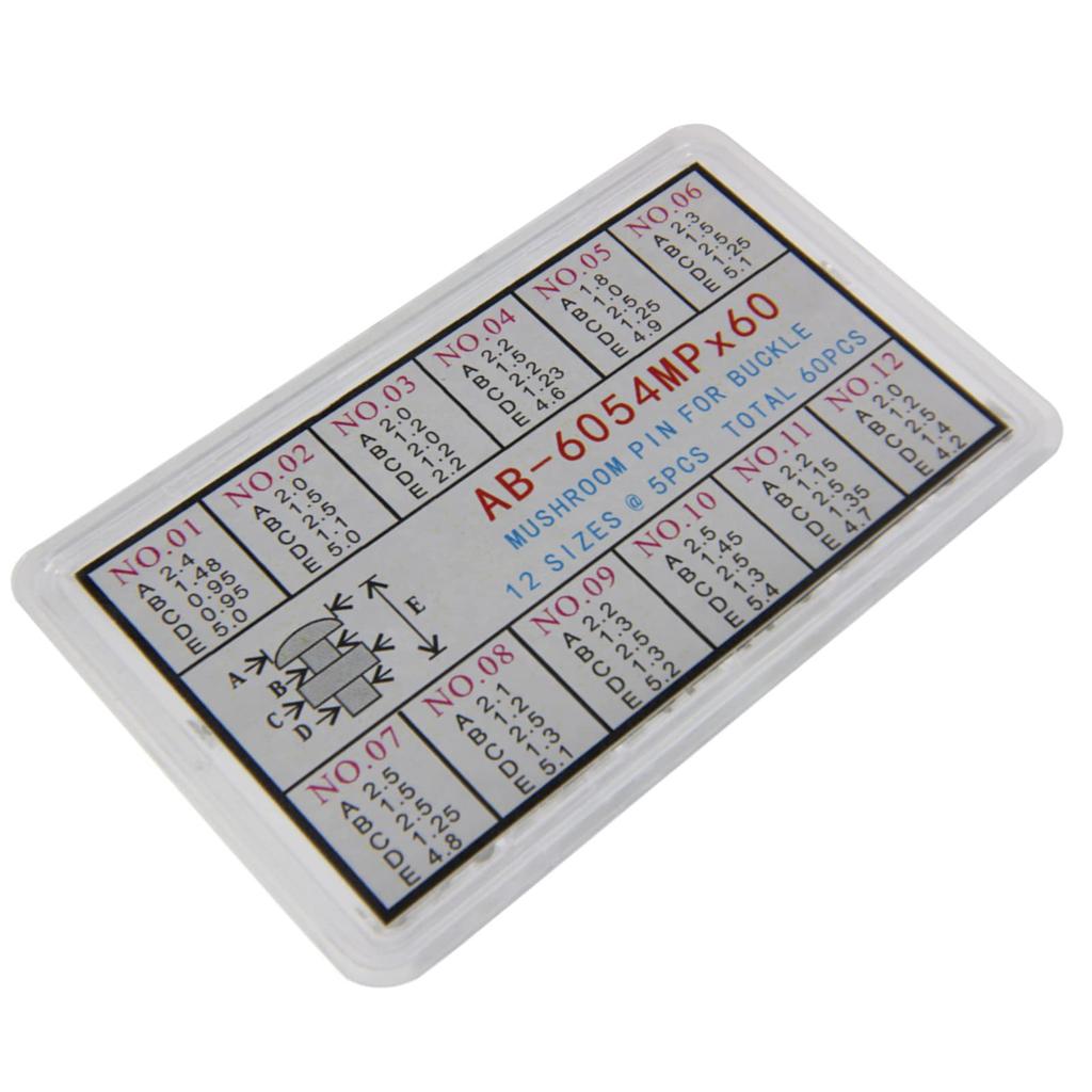 1 коробка с центральным фиксатором и грибовидной головкой для нижней части сменного стержня [MOOKEENONE]