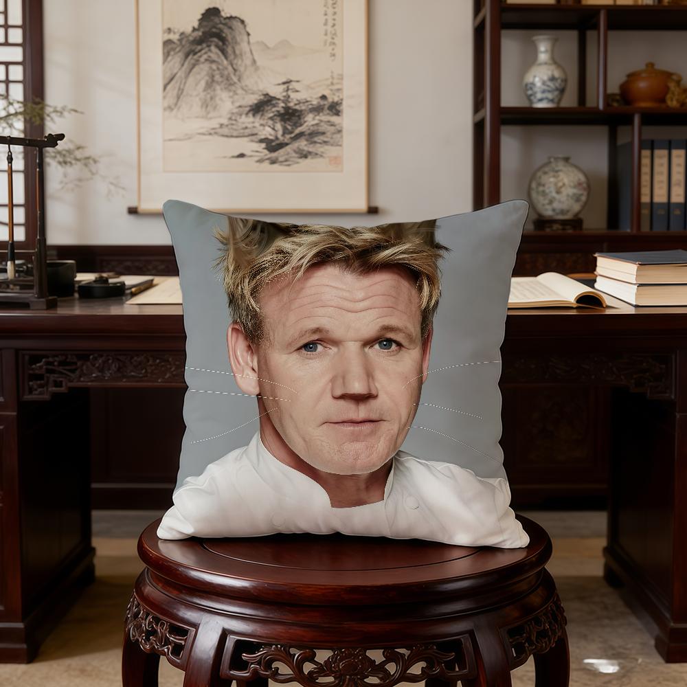 Chef Funny G-Gordon Ramsay cushion cover Home Office Birthday Anniversary Gifts Soft Skin Friendly Cushion Cover