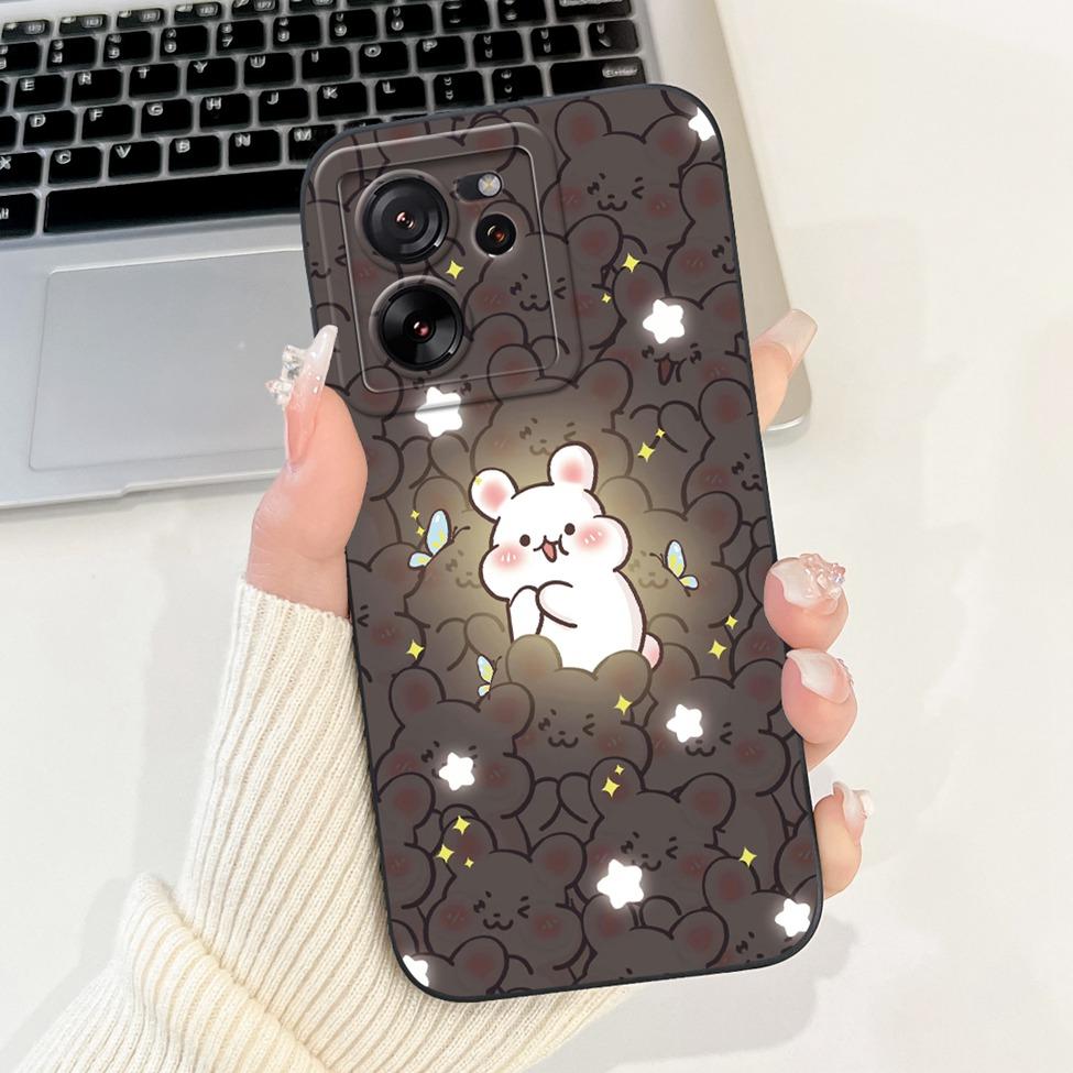 Чехол для Xiaomi 13T Pro 13T Силиконовый Милый Мультяшный Кот Модный Роскошный Забавный Ударопрочный Задняя Крышка Для Телефона Xiaomi 13T Funda