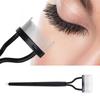 Eyelash Comb Eyelash Separator Mascara Applicator Eyelash Definer with Comb Cover Arc Designed Eye Cosmetic Brushes Tool