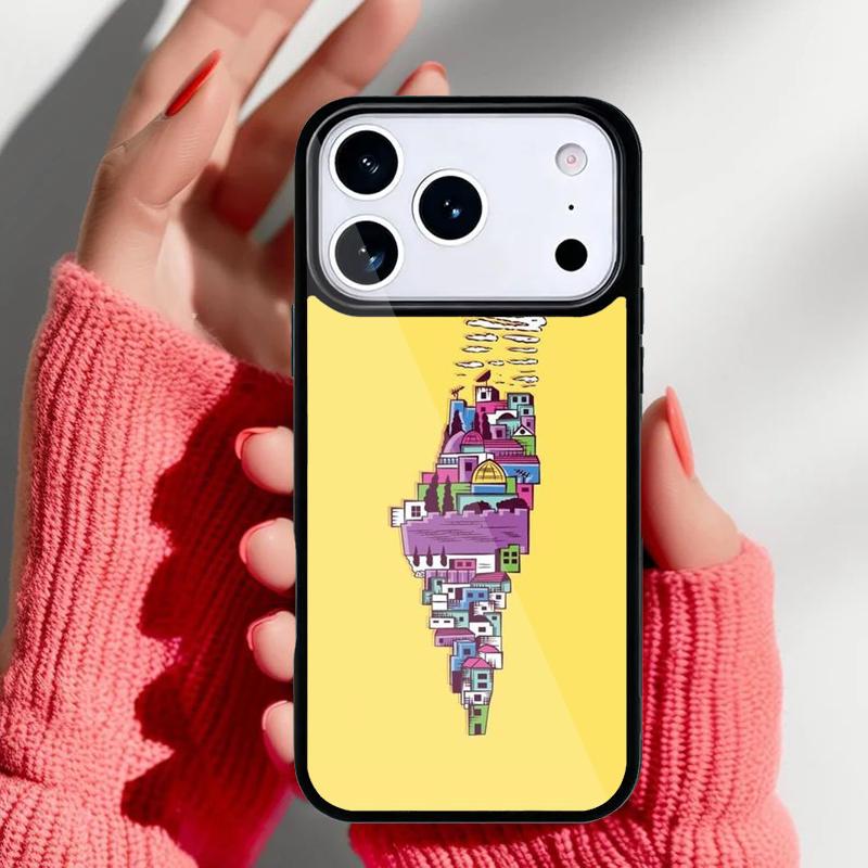 P-alestine Map Arabic Phone Case for iPhone 17 Air 16e 15 14 13 Pro Max Back Cover for 12 11 Pro Coque