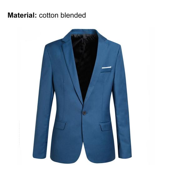 Официальный пиджак, классический пиджак изысканного качества, мужской пиджак, мужской приталенный офисный пиджак, костюм, куртка, рабочая одежда